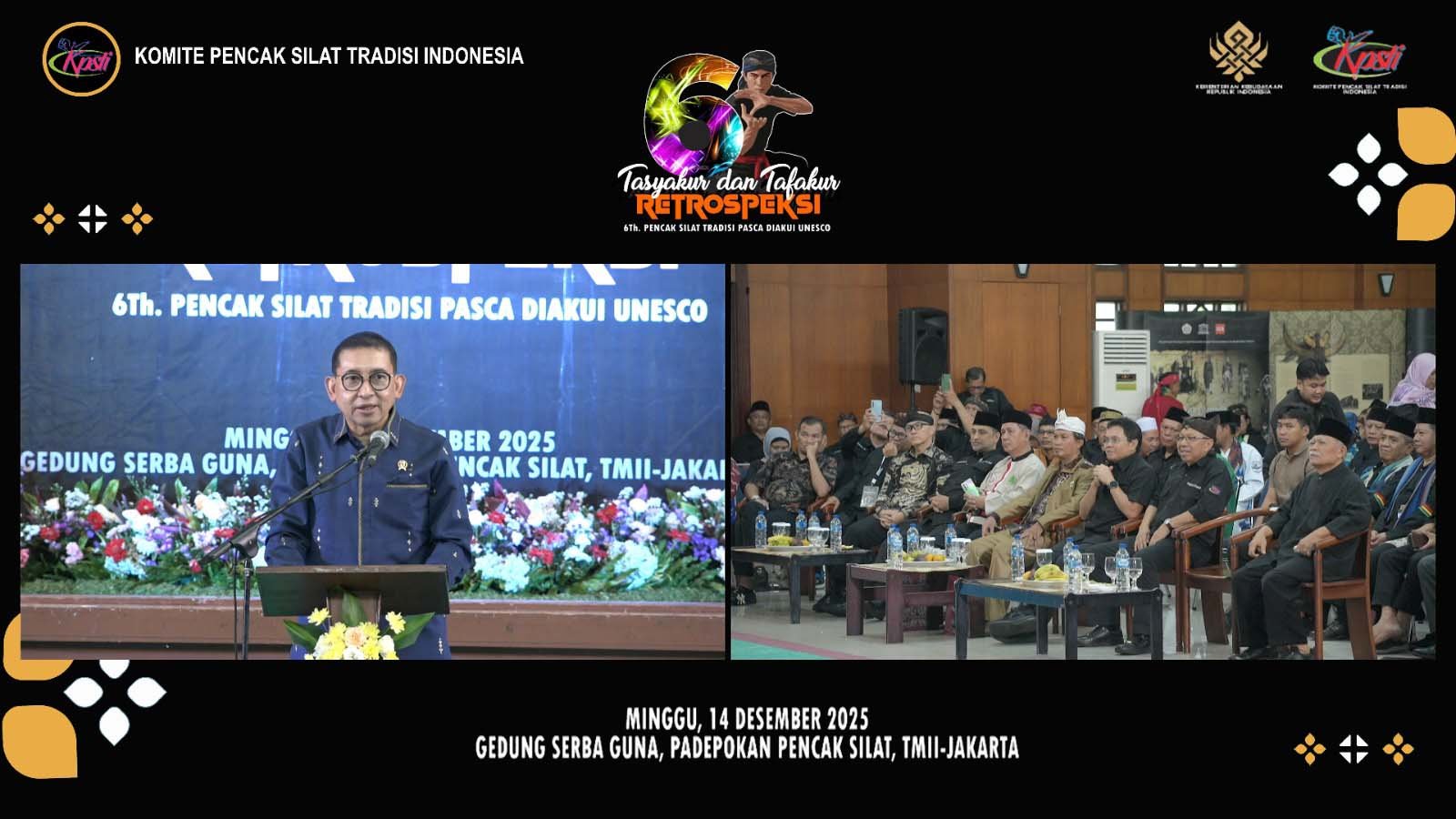 Tasyakur dan Tafakur Retrospeksi 6 Tahun Pencak Silat Tradisi Pasca Diakui Unesco